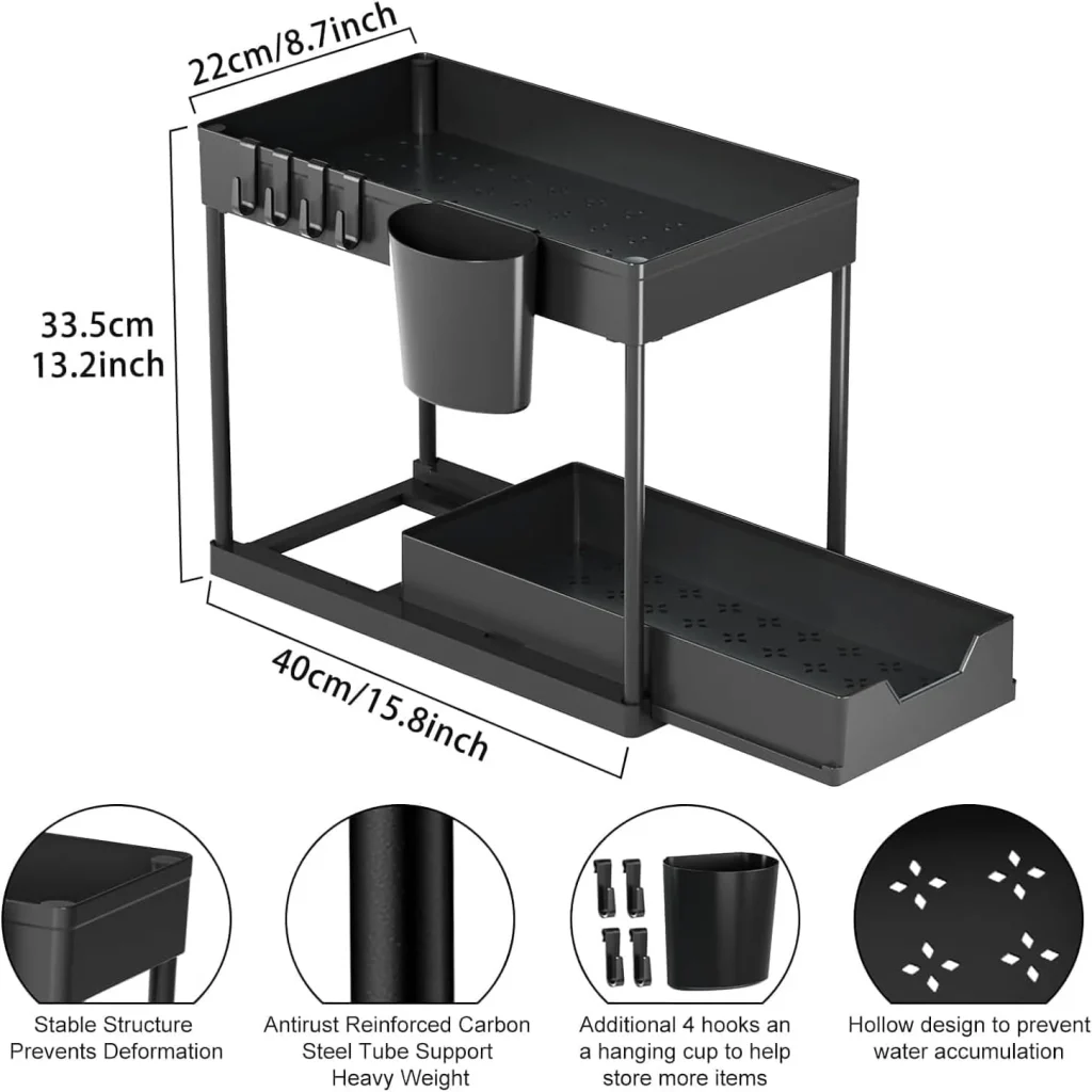 2 Tier Multifunctional Storage Rack
