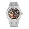 Audemars Piguet Royal Oak Skeleton Silver Chain Black Dial